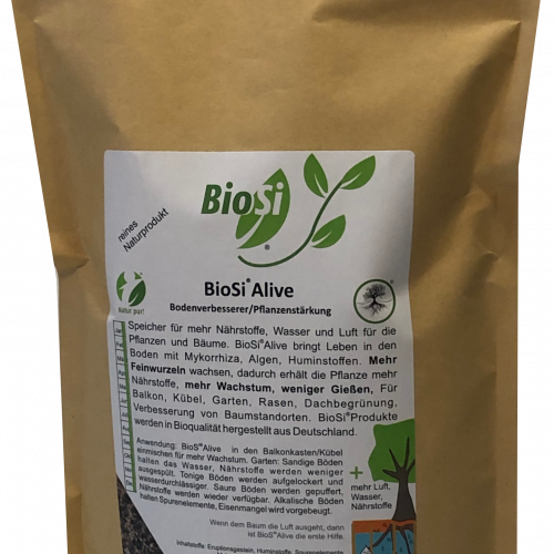 BioSi®Alive - Wasser-Luft-Nährstoffe für die Pflanze 1 Liter / 25 Liter Sack