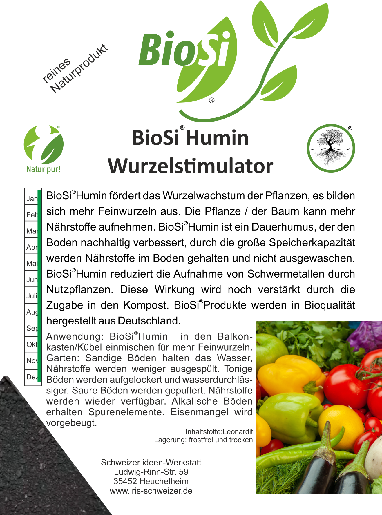 BioSi-Humin-Etikette