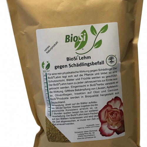 BioSi®Lehm Pur - Natürliche Schädlingsbekämpfung 1 kg Trockenmasse