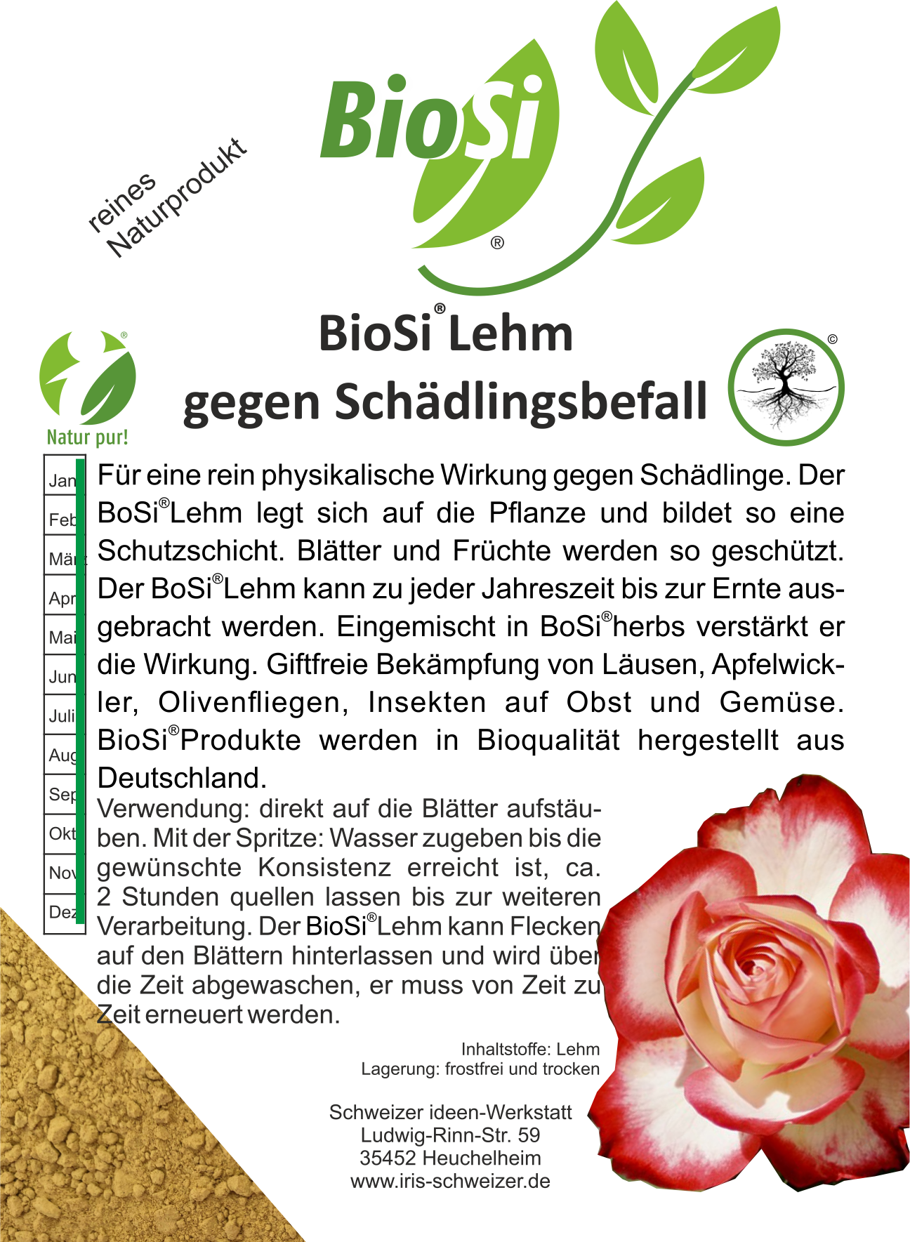 BioSi-Lehm-pur-Etikette